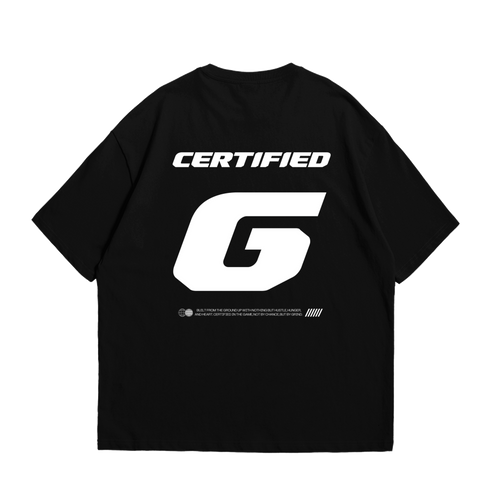 'CERTIFIED G' Black Tee